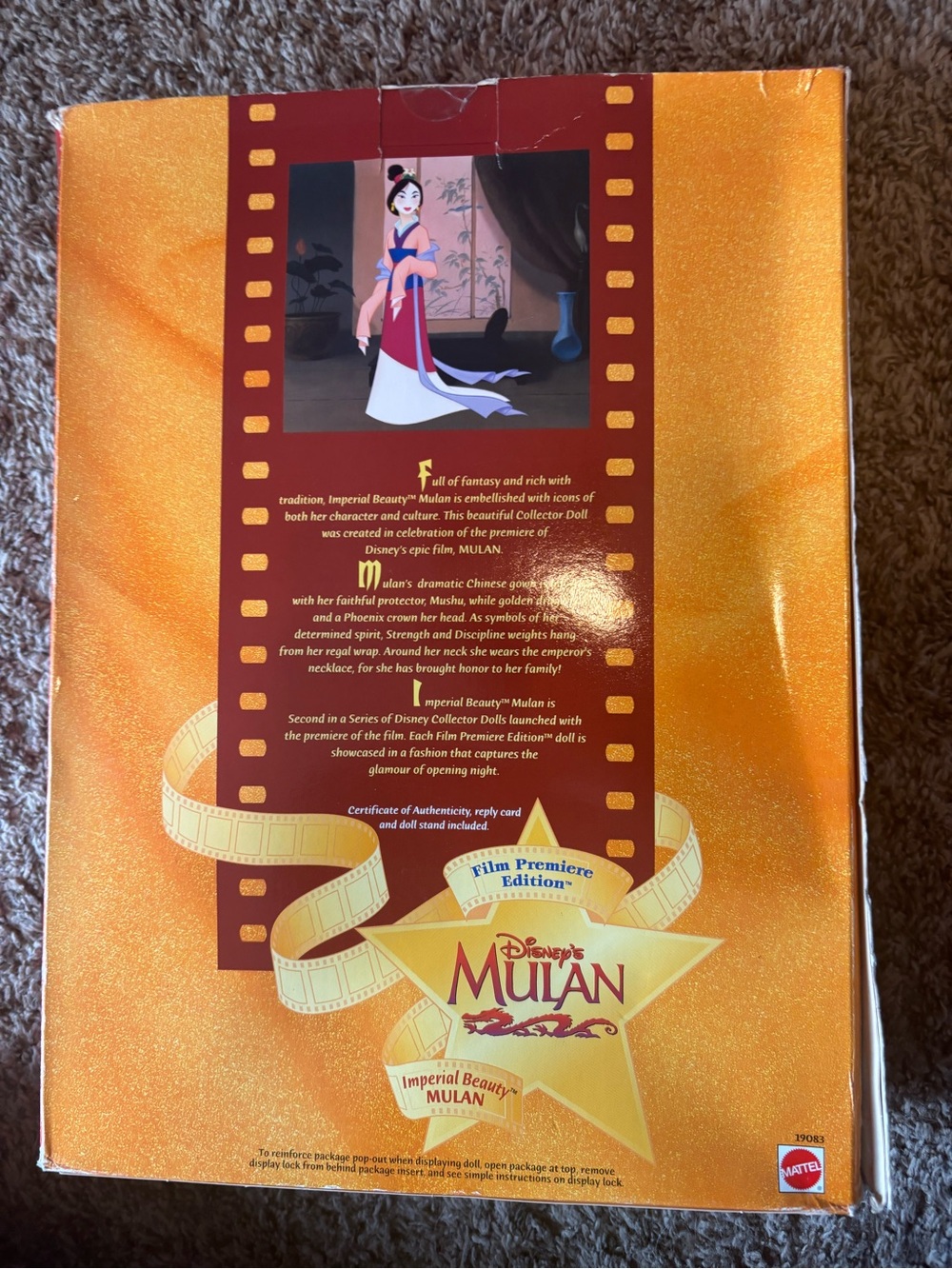 Vintage mulan Barbie - Picture 5 of 5
